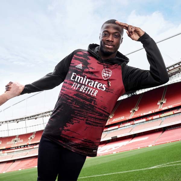 Arsenal Unveil 20/21 adidas Pre-Match Jersey & Anthem Jacket
