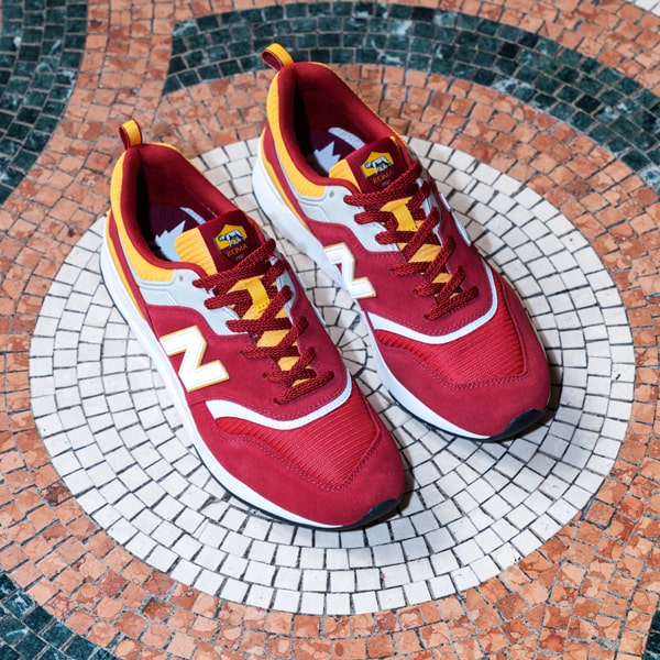 AS Roma New Balance ジャージ 赤 New Balance AS Roma Pre-game Jacket