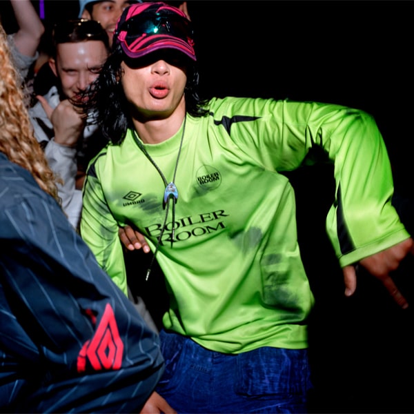 UMBRO x BOILER ROOM 長袖サッカーシャツ ライムグリーン Umbro & Boiler Room Collaborate On Football-Inspired Club