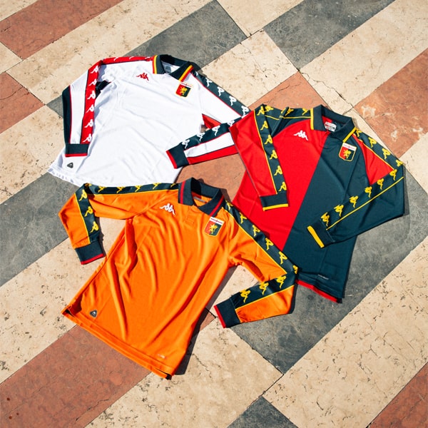 Genoa CFC Drop Retro Kit Series Honouring 1999/00 Season - SoccerBible