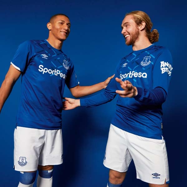 Everton home jersey fashion